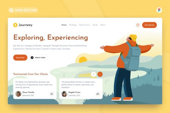 Download Journeey - Tour &amp; Travel Hero Section - Tour Collection