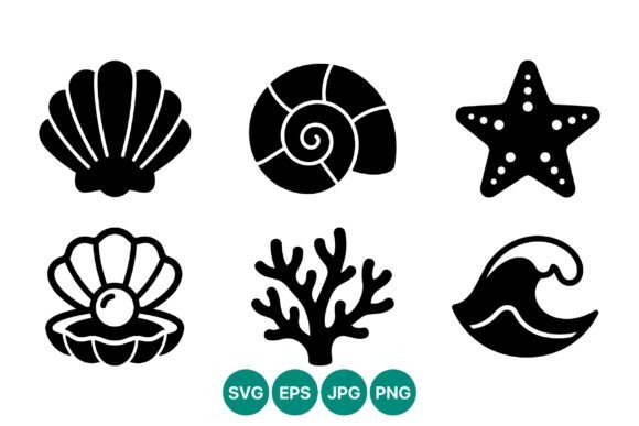 Download Ocean Shell Starfish Pearl Coral Wave - Pearl Collection