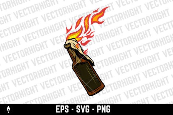 Download Illustration of Molotov Cocktail Svg - Illustration Collection
