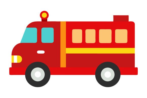 Download Soft Edge Fire Truck Clipart Vector - Vector Collection