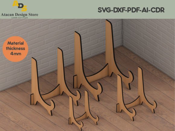 Download Easels Plate Stand Holder / Frame Stands - Stands Collection