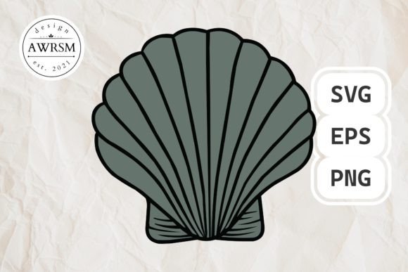 Download Clamshell SVG Vector, Seashell Clipart - Vector Collection
