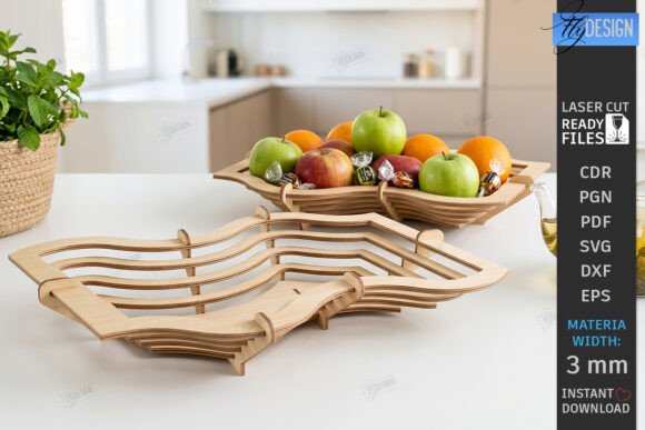 Download Wooden Layered Contour Bowl Laser Cut - Tour Collection