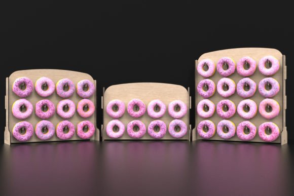 Download Laser Cut Donut Stands Svg Files - Stands Collection