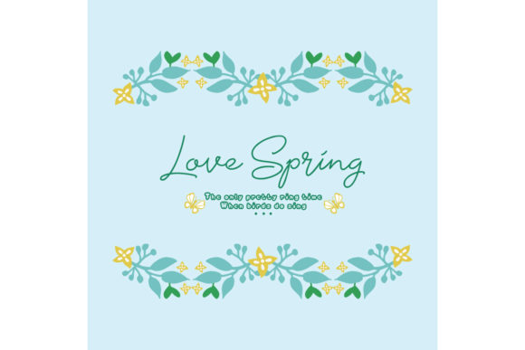 Download The Love Spring Card Template Concept - Spring card Collection