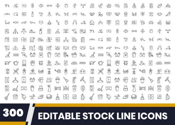 Download Modern Line Icon Pack 300+ Vectors - Vector Collection