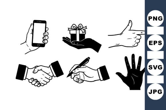 Download Hand Gesture Icon Vector Pack - Vector Collection